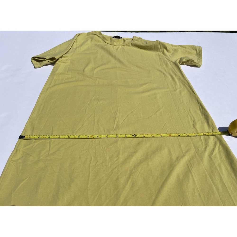 Olive Brand Womens Mustard Colored Tshirt Dress One‎ Size - Picture 11 of 14
